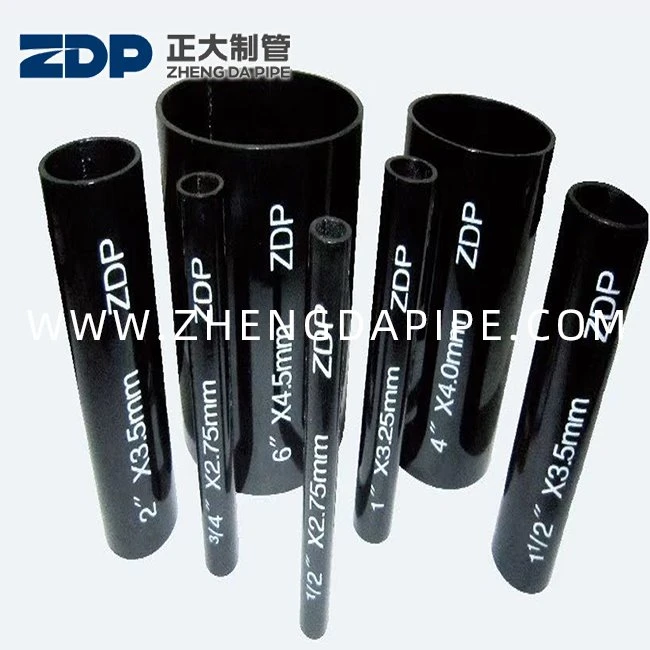 API 5L MS 863 Tub d'acer negre
