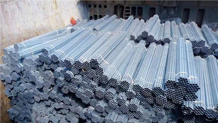 Tub d'acer galvanitzat per immersió en calent amb recobriment de zinc de 50 micres
