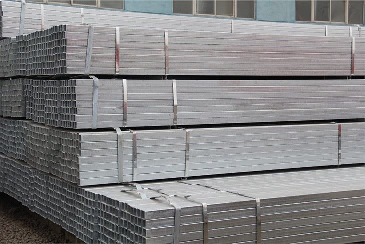 Tub quadrat 40x40 SHS Tub d'acer quadrat galvanitzat per immersió en calent