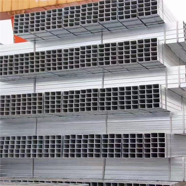Tub d'acer quadrat galvanitzat en calent
